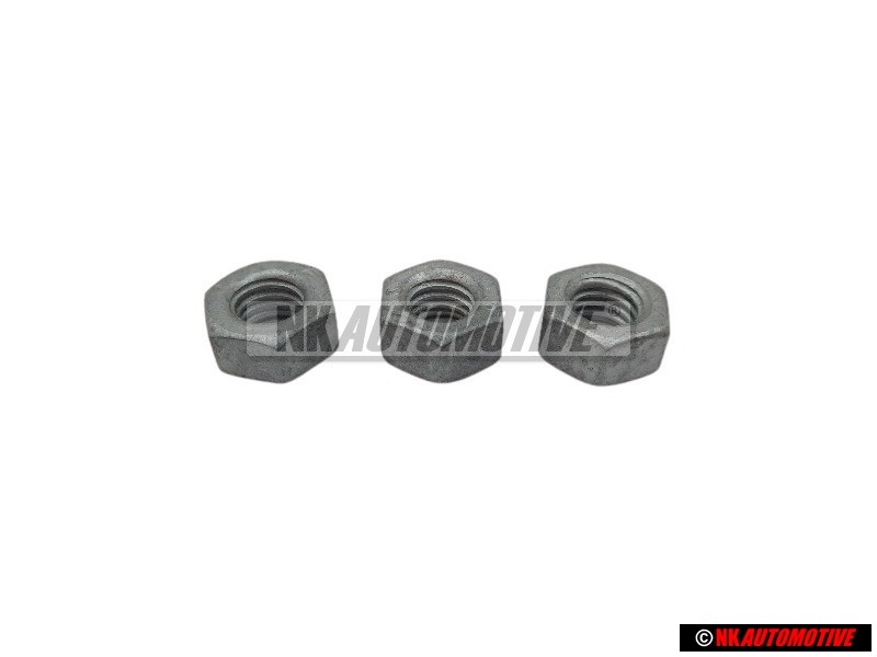3x VW Original Ecrou 6 Pans - N 01100636