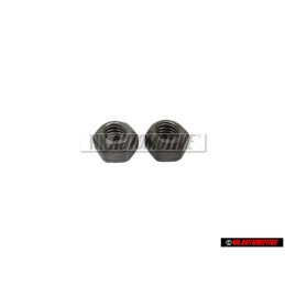 2x VW Original Ecrou 6 Pans, Autoserreur - N 02214811