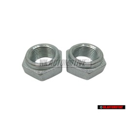 2x VW Original Ecrou 6 Pans, Autoserreur - 171407643A