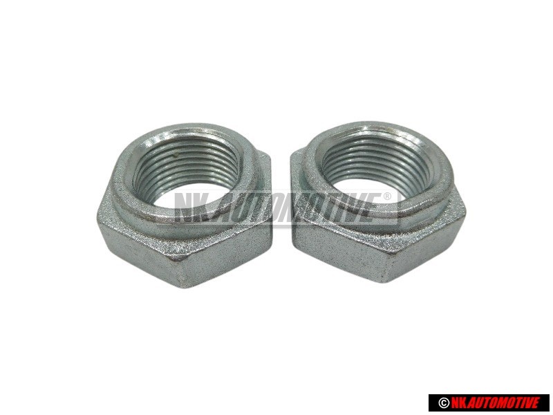 2x VW Original Ecrou 6 Pans, Autoserreur - 171407643A