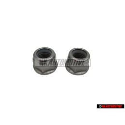 2x VW Original Ecrou 6 Pans, Autoserreur - N 90635001