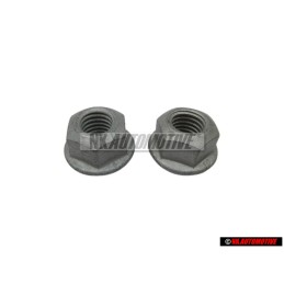 2x VW Original Ecrou Hexagonal Embase, Autobloquante - N 10286110