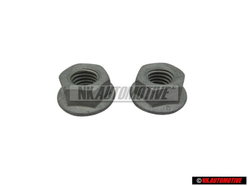 2x VW Original Ecrou Hexagonal Embase, Autobloquante - N 90226404