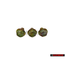 3x VW Original Vis Six Pans A Embase, Autoserreuse - N 0143401