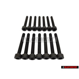 14x VW Original Vis A Tete Cylindrique Avec Empr. 