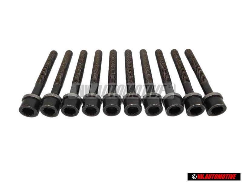 10x VW Original Vis A Tete Cylindrique Avec Empr. 