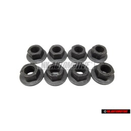 8x VW Original Ecrou Hexagonal Embase - N 90175205
