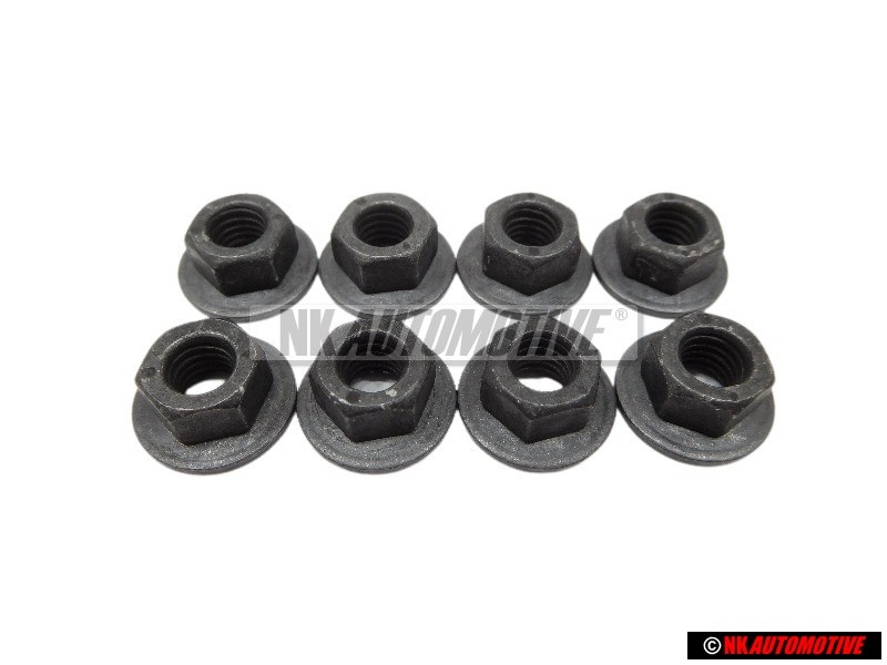 8x VW Original Ecrou Hexagonal Embase - N 90175205