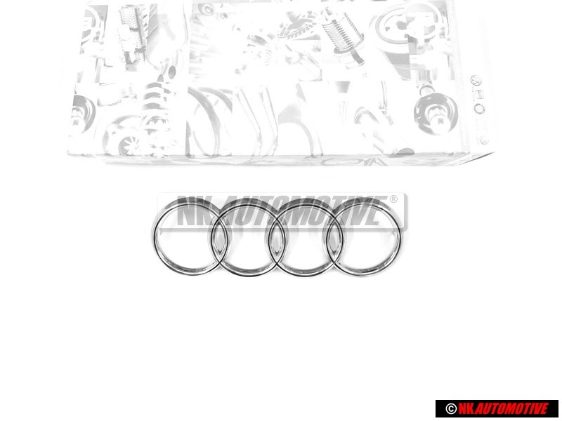 Audi Original Anneaux Avant Embleme Logo Chrome - 811853601