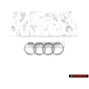 Audi Original Anneaux Avant Embleme Logo Chrome - 811853601