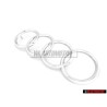Audi Original Anneaux Avant Embleme Logo Chrome - 811853601