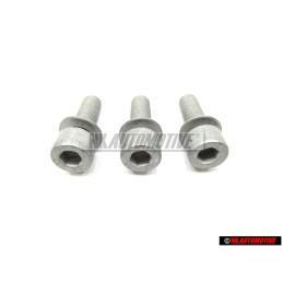 3x VW Original Vis A Tete Cylindrique Avec Six Pans Internes - N 0903151