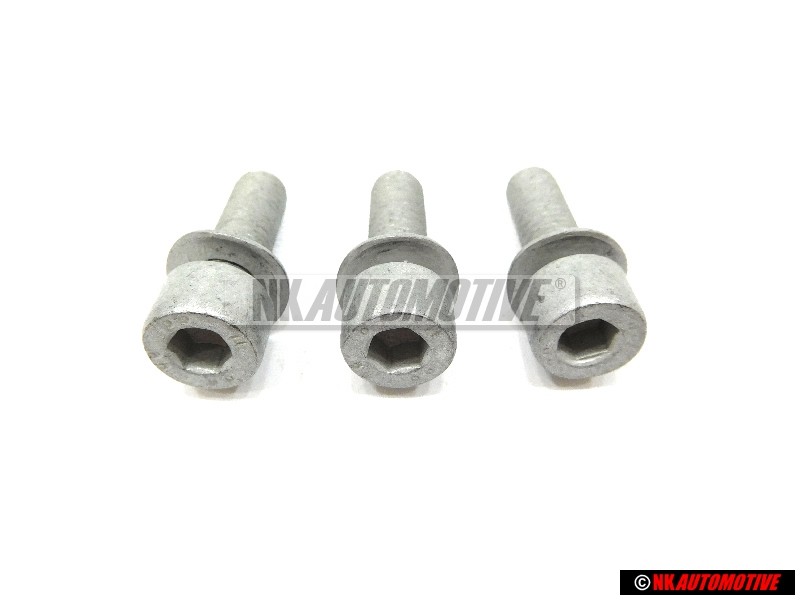 3x VW Original Vis A Tete Cylindrique Avec Six Pans Internes - N 0903151
