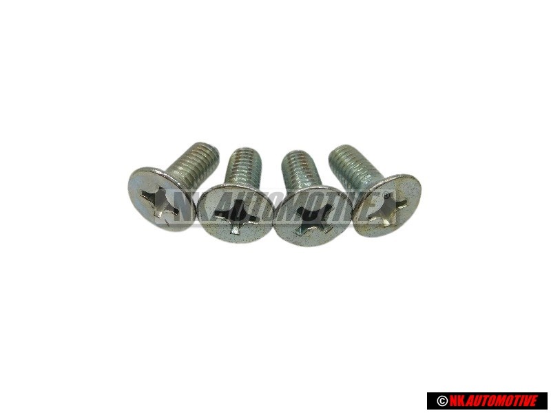 4x VW Original Vis Tete Fraisee - N 0142265