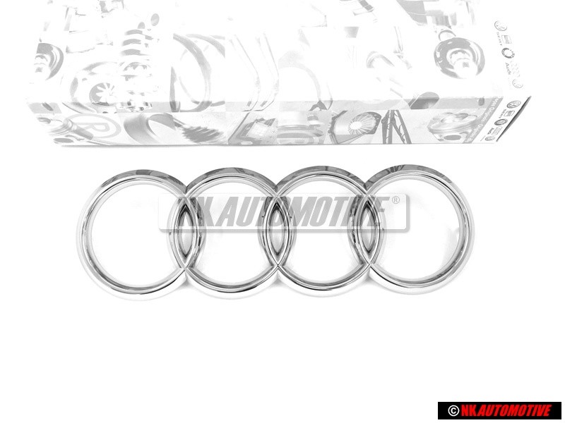 Audi Original Anneaux Avant Embleme Logo Chrome - 811853605A