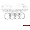 Audi Original Anneaux Avant Embleme Logo Chrome - 811853605A
