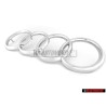 Audi Original Anneaux Avant Embleme Logo Chrome - 811853605A