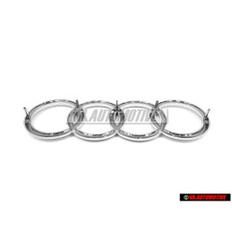 Audi Original Anneaux Avant Embleme Logo Chrome - 811853605A