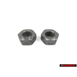 2x VW Original Ecrou 6 Pans, Autoserreur - N 90074401