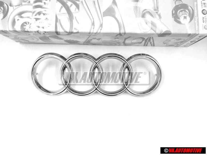 Audi Original Anneaux Avant Embleme Logo Chrome - 893853605