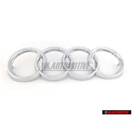 Audi Original Anneaux Avant Embleme Logo Chrome - 893853605
