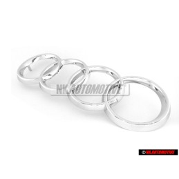 Audi Original Anneaux Avant Embleme Logo Chrome - 893853605