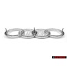 Audi Original Anneaux Avant Embleme Logo Chrome - 893853605