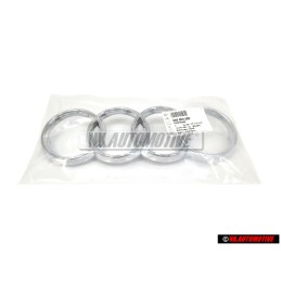Audi Original Anneaux Avant Embleme Logo Chrome - 893853605