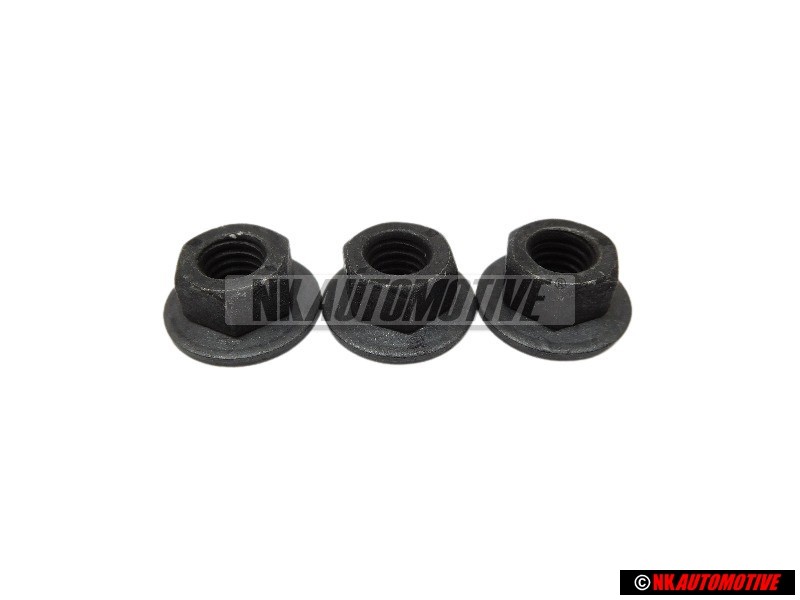 3x VW Original Ecrou Hexagonal Embase - N 90175205