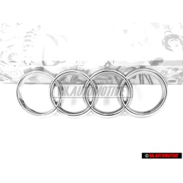 Audi Original Anneaux Avant Embleme Logo Chrome - 8L0853605 2ZZ