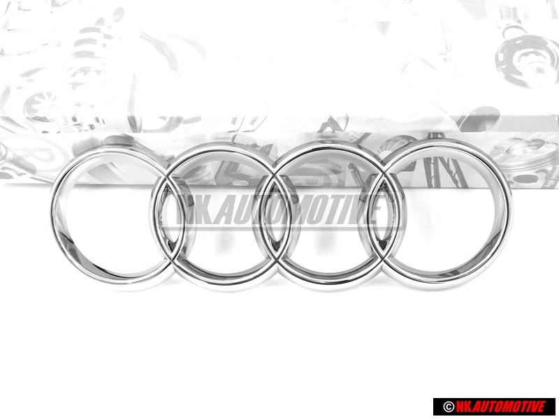 Audi Original Anneaux Avant Embleme Logo Chrome - 8L0853605 2ZZ