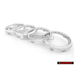 Audi Original Anneaux Avant Embleme Logo Chrome - 8L0853605 2ZZ