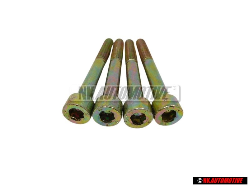 4x VW Original Vis A Tete Cylindrique Avec Six Pans Internes - N 0147112