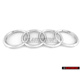 Audi Original Anneaux Avant Embleme Logo Chrome - 8N0853605