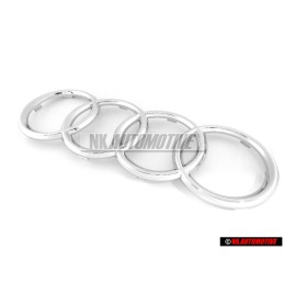 Audi Original Anneaux Avant Embleme Logo Chrome - 8N0853605