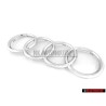 Audi Original Anneaux Avant Embleme Logo Chrome - 8N0853605