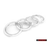 Audi Original Anneaux Avant Embleme Logo Chrome - 8N0853605