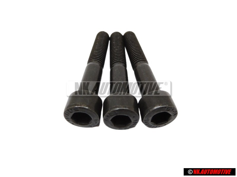 3x VW Original Vis A Tete Cylindrique Avec Six Pans Internes - N 0147513