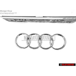 Audi Original Anneaux Arrière Embleme Logo Chrome - 8Z0853742 2ZZ