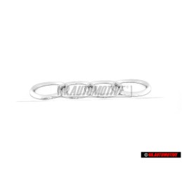Audi Original Anneaux Arrière Embleme Logo Chrome - 8Z0853742 2ZZ