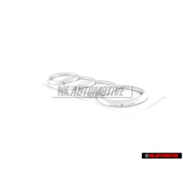 Audi Original Anneaux Arrière Embleme Logo Chrome - 8Z0853742 2ZZ