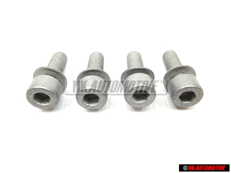 4x VW Original Vis A Tete Cylindrique Avec Six Pans Internes - N 0903151