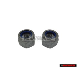 2x VW Original Ecrou 6 Pans, Autoserreur - N 10535201