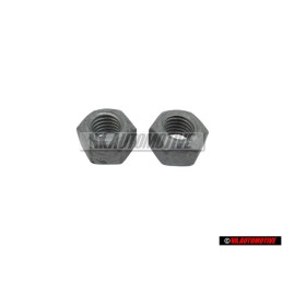 2x VW Original Ecrou 6 Pans, Autoserreur - N 10209005