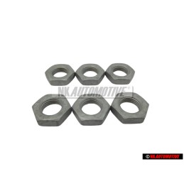 6x VW Original Ecrou 6 Pans - N 10328602