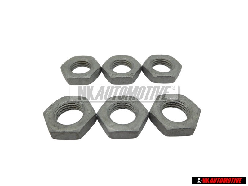 6x VW Original Ecrou 6 Pans - N 10328602