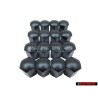 16x VW Original Capuchon De Boulon De Roue Noir Satine - 867601173 01C