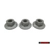 3x VW Original Ecrou Hexagonal Embase, Autobloquante - N 90908301