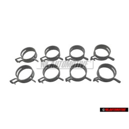8x VW Original Collier A Lame-Ressort - N 0164101
