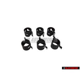 6x VW Original Collier A Lame-Ressort - N 90686701